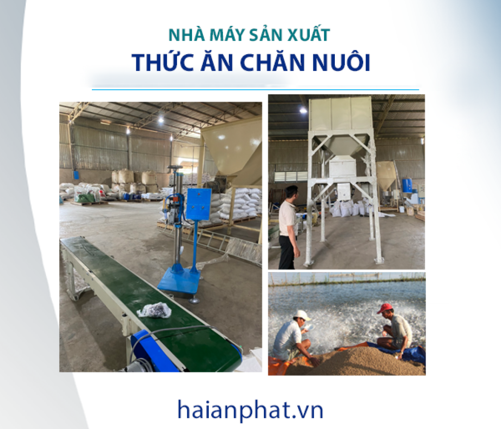 Nhà máy sản xuất thức ăn chăn nuôi công suất lớn tại Đồng Nai